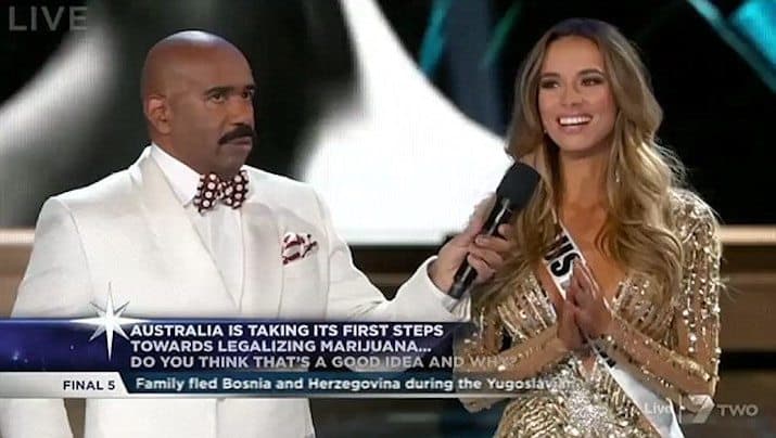 Miss Universe Australia Says Marijuana Is "Amazing at Curing Cancer" - GREEN RUSH DAILY