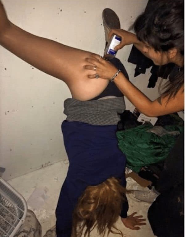 Drunk teen ass