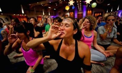 Cannabis Yoga Classes Are All The Rage