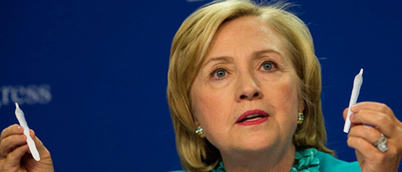 Leaked Emails: Hillary Clinton Gave Thumbs Down To Pot Legalization