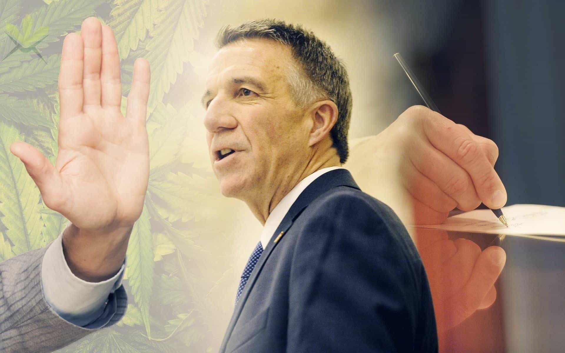 Vermont Governor Phil Scott announced his plans to veto a bill which would have made Vermont the ninth state with recreational marijuana.